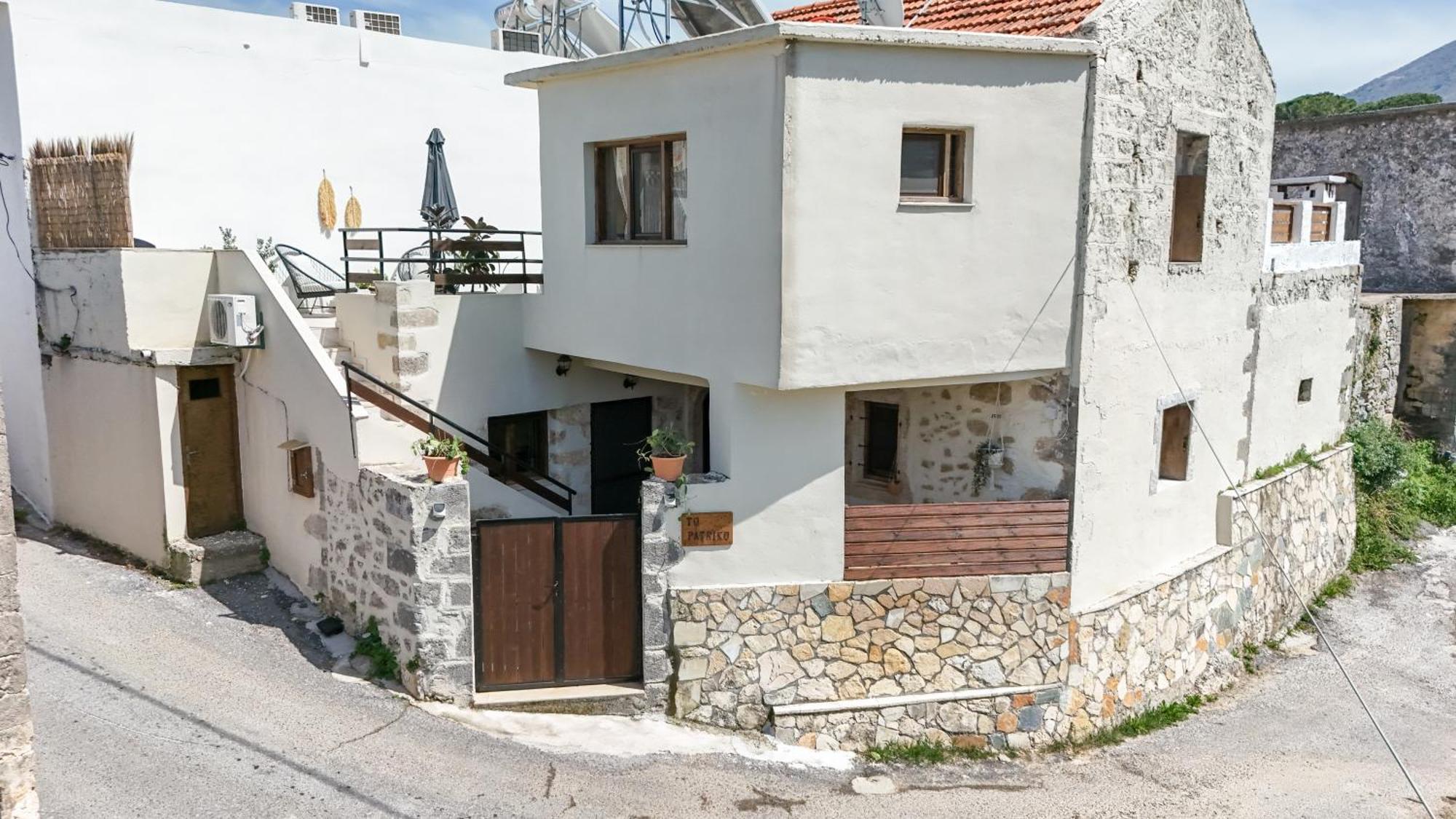 Villa To Patriko à Kournás Extérieur photo