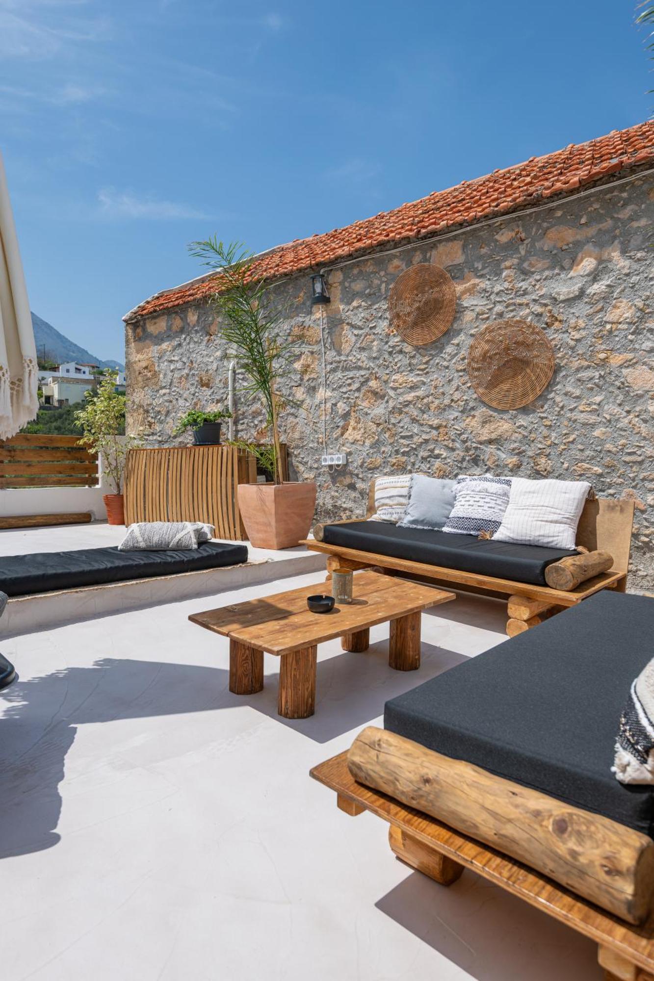 Villa To Patriko à Kournás Extérieur photo