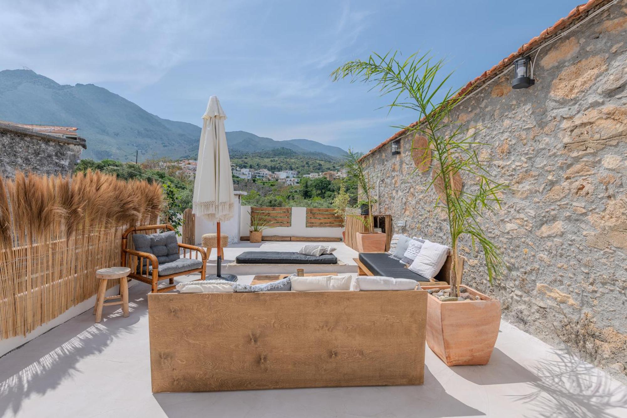 Villa To Patriko à Kournás Extérieur photo